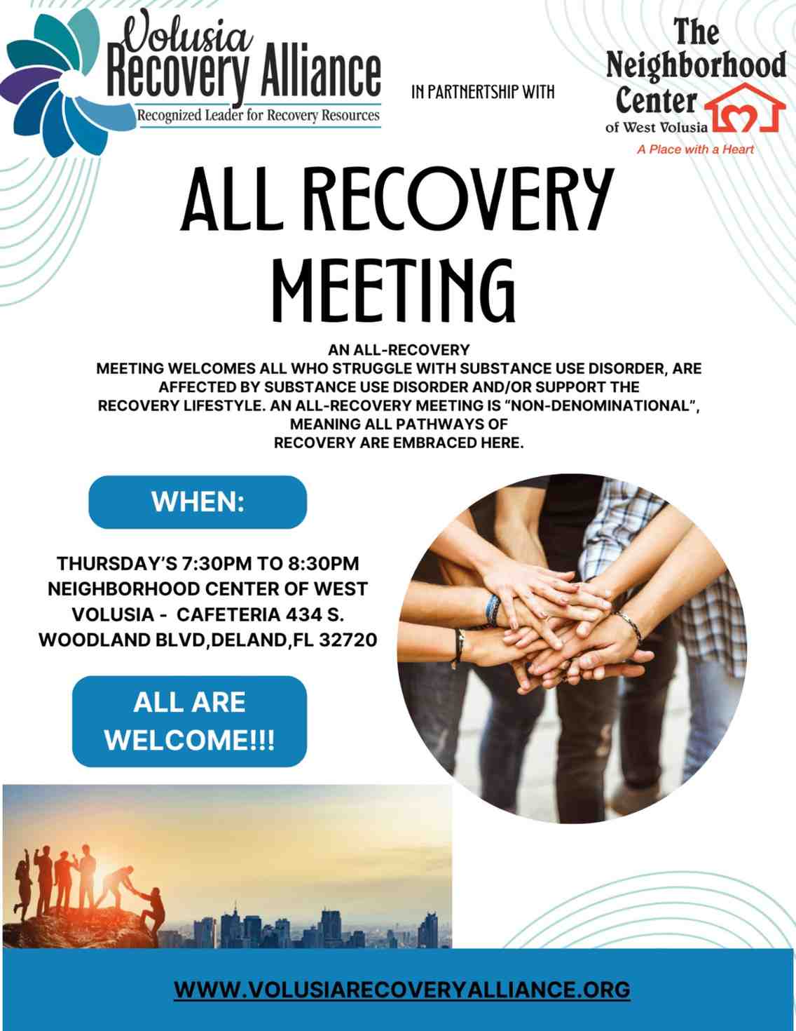 ALL-RECOVERY- all recovery meeting poster